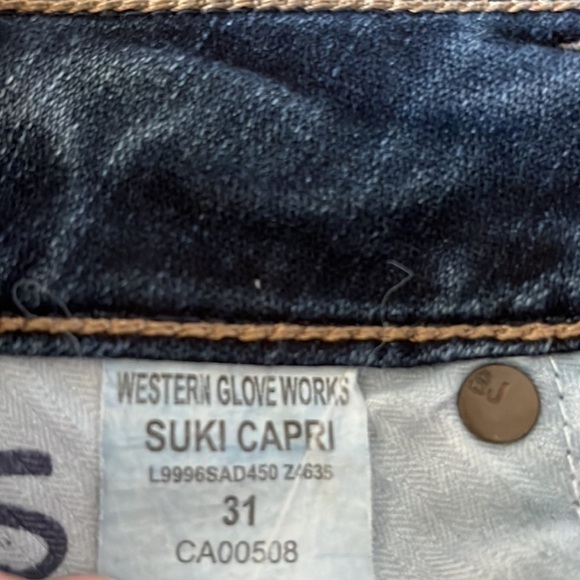 silver Suki capri jeans, size 31, in good condition - Picture 5 of 9